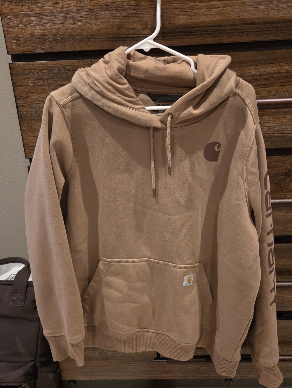 Carhartt Women’s Brown Hooded Sweatshirt - Classic Workwear Pullover Relaxed XL